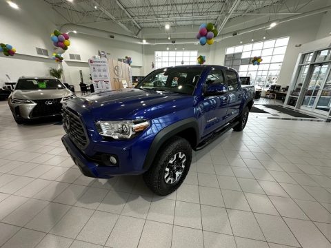 Blue Crush Metallic Toyota Tacoma TRD Off Road Double Cab 4x4.  Click to enlarge.