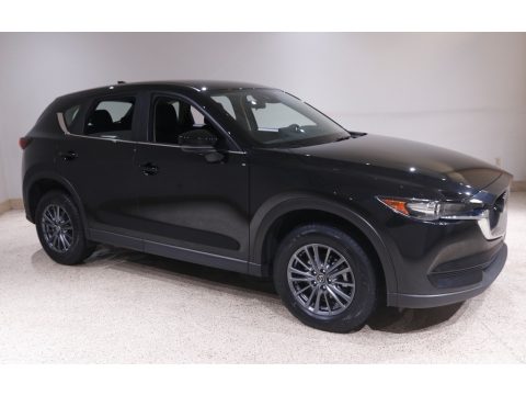 Jet Black Mica Mazda CX-5 Sport AWD.  Click to enlarge.