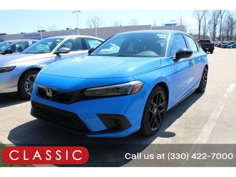 Boost Blue Pearl Honda Civic Sport Hatchback.  Click to enlarge.