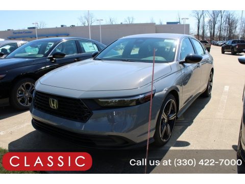 Urban Gray Pearl Honda Accord Sport Hybrid.  Click to enlarge.