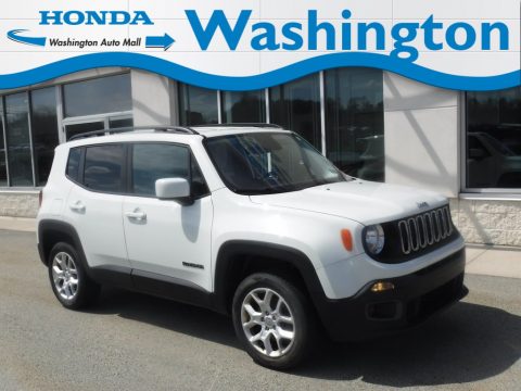 Alpine White Jeep Renegade Latitude 4x4.  Click to enlarge.