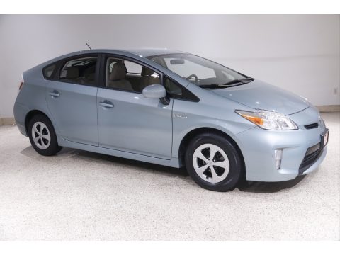 Sea Glass Pearl Toyota Prius Three Hybrid.  Click to enlarge.