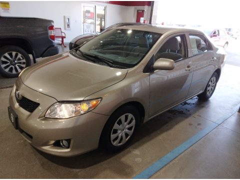 Desert Sand Metallic Toyota Corolla LE.  Click to enlarge.