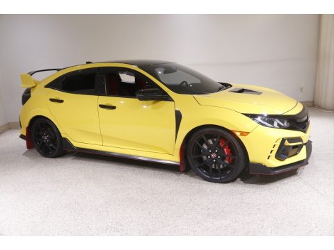 Limited Edition Phoenix Yellow Honda Civic Type R Limited Edition.  Click to enlarge.