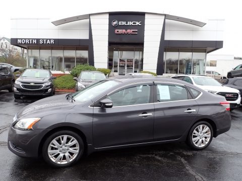 Amethyst Gray Nissan Sentra SL.  Click to enlarge.