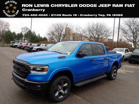 Hydro Blue Pearl Ram 1500 Big Horn Built To Serve Edition Crew Cab 4x4.  Click to enlarge.