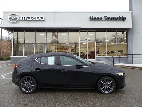 Jet Black Mica Mazda MAZDA3 Hatchback.  Click to enlarge.