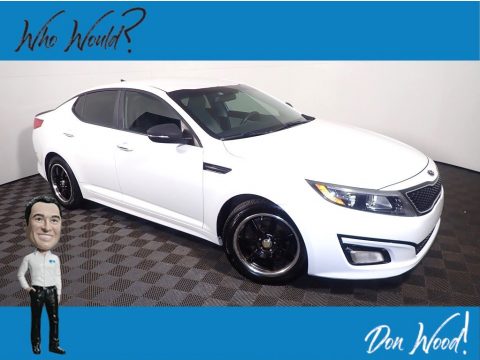 Snow White Pearl Kia Optima LX.  Click to enlarge.