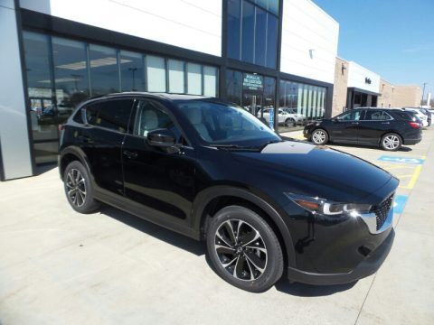 Jet Black Mica Mazda CX-5 S Premium AWD.  Click to enlarge.