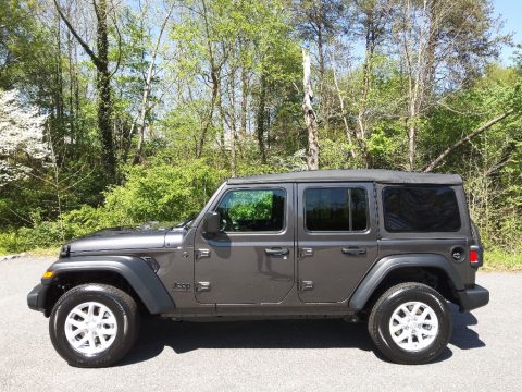 Granite Crystal Metallic Jeep Wrangler Unlimited Sport 4x4.  Click to enlarge.