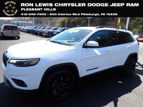 Bright White Jeep Cherokee Altitude 4x4.  Click to enlarge.