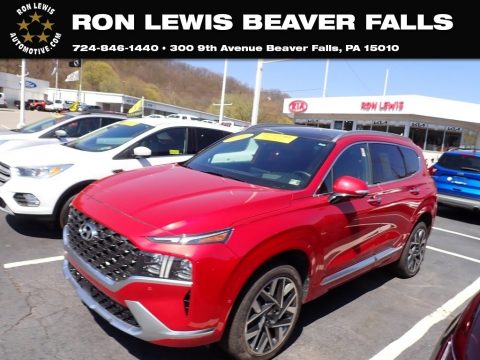 Calypso Red Hyundai Santa Fe Calligraphy AWD. Click to enlarge. Calypso Red Hyundai Santa Fe Calligraphy AWD. Click to enlarge.