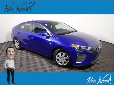 Intense Blue Hyundai Ioniq Hybrid Blue.  Click to enlarge.