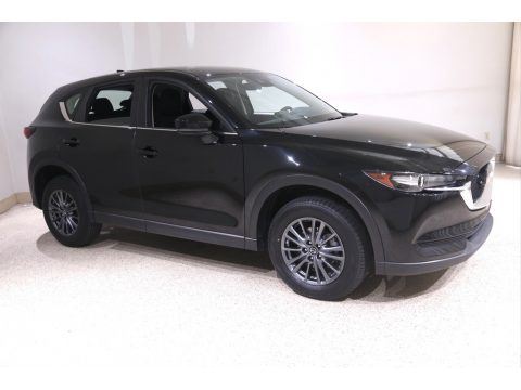 Jet Black Mica Mazda CX-5 Sport AWD.  Click to enlarge.