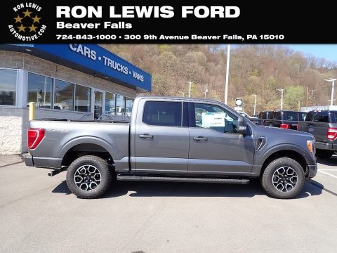 Carbonized Gray Metallic Ford F150 XLT SuperCrew 4x4.  Click to enlarge.