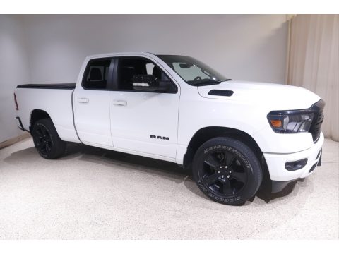 Bright White Ram 1500 Big Horn Quad Cab 4x4.  Click to enlarge.