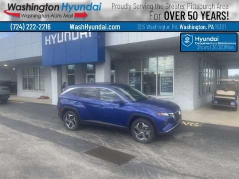 Intense Blue Hyundai Tucson SEL AWD.  Click to enlarge.