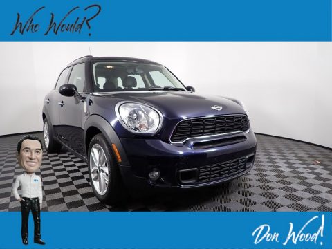 Cosmic Blue Metallic Mini Cooper S Countryman.  Click to enlarge.
