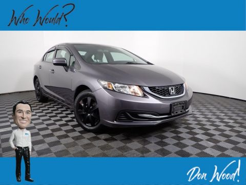 Urban Titanium Metallic Honda Civic LX Sedan.  Click to enlarge.