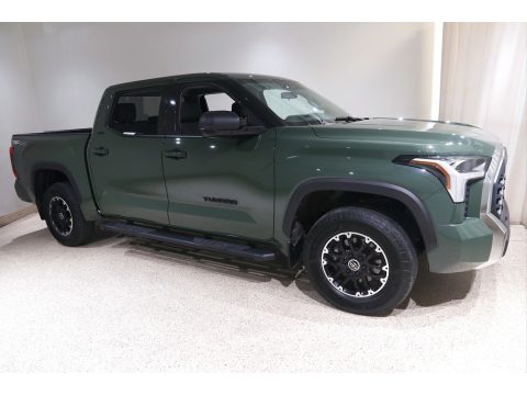 Army Green Toyota Tundra SR5 Crew Cab 4x4.  Click to enlarge.