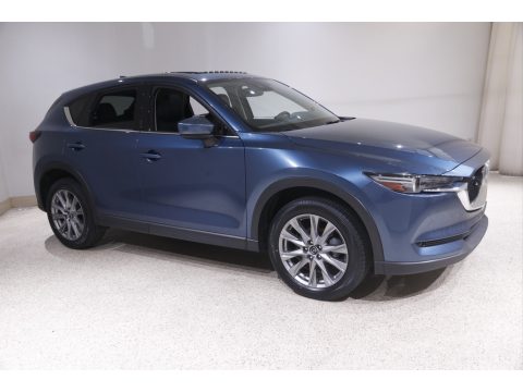 Eternal Blue Mica Mazda CX-5 Grand Touring AWD.  Click to enlarge.