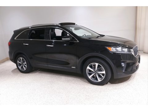 Ebony Black Kia Sorento EX V6 AWD. Click to enlarge. Ebony Black Kia Sorento EX V6 AWD. Click to enlarge.