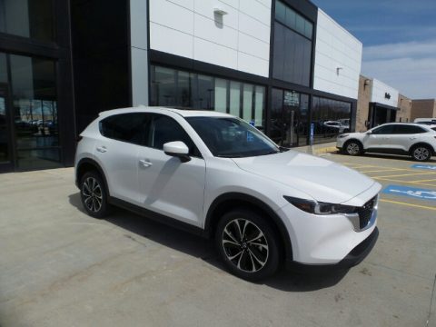 Rhodium White Metallic Mazda CX-5 S Premium Plus AWD.  Click to enlarge.