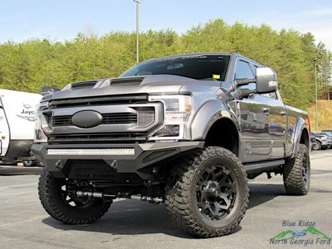 Carbonized Gray Ford F250 Super Duty Lariat Tuscany Black Ops Crew Cab 4x4.  Click to enlarge.