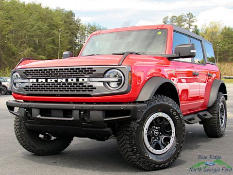 Race Red Ford Bronco Badlands 4X4 4-Door.  Click to enlarge.