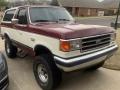 Front 3/4 View of 1990 Ford Bronco XLT 4x4 #1