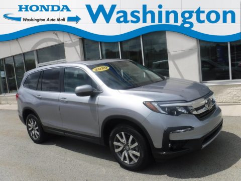 Lunar Silver Metallic Honda Pilot EX-L AWD. Click to enlarge. Lunar Silver Metallic Honda Pilot EX-L AWD. Click to enlarge.