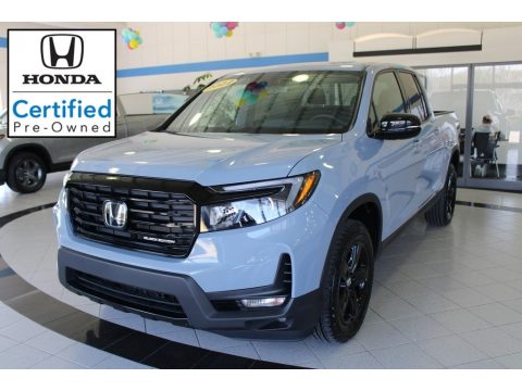 Sonic Gray Pearl Honda Ridgeline Black Edition AWD.  Click to enlarge.