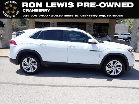 Pure White Volkswagen Atlas Cross Sport SEL 4Motion.  Click to enlarge.