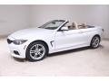 Front 3/4 View of 2020 BMW 4 Series 430i xDrive Convertible #4