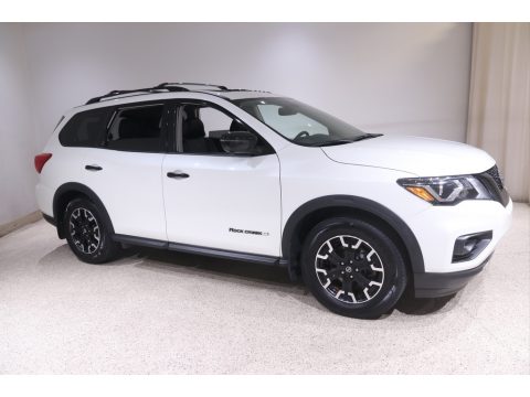 Pearl White Tricoat Nissan Pathfinder SL 4x4.  Click to enlarge.