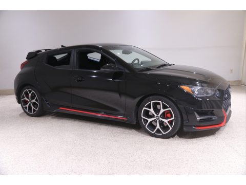 Ultra Black Hyundai Veloster N.  Click to enlarge.