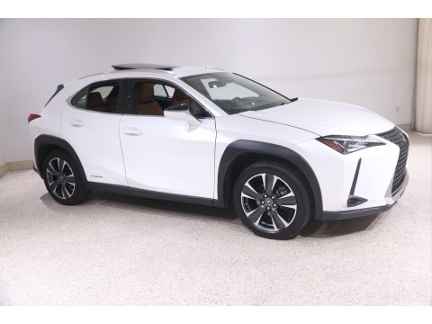 Eminent White Pearl Lexus UX 250h AWD.  Click to enlarge.