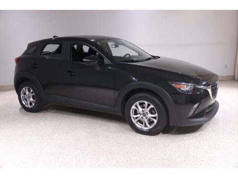 Jet Black Mica Mazda CX-3 Sport AWD.  Click to enlarge.