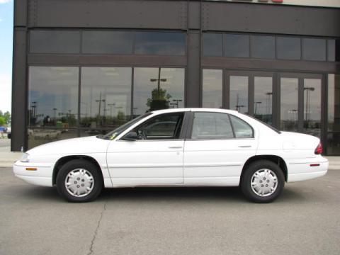 Bright White Chevrolet Lumina Sedan.  Click to enlarge.