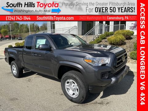Magnetic Gray Metallic Toyota Tacoma SR Access Cab 4x4.  Click to enlarge.