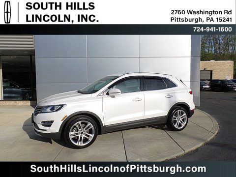 White Platinum Lincoln MKC Reserve AWD.  Click to enlarge.