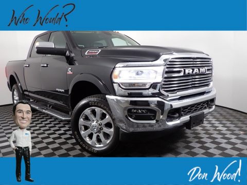 Diamond Black Crystal Pearl Ram 3500 Laramie Crew Cab 4x4.  Click to enlarge.