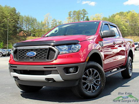 Rapid Red Metallic Ford Ranger XLT SuperCrew 4x4.  Click to enlarge.
