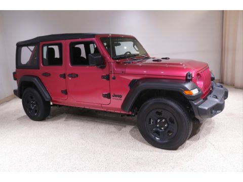 Limited Edition Tuscadero Pearl Jeep Wrangler Unlimited Sport 4x4.  Click to enlarge.