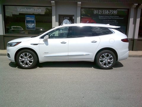 White Frost Tricoat Buick Enclave Avenir AWD.  Click to enlarge.