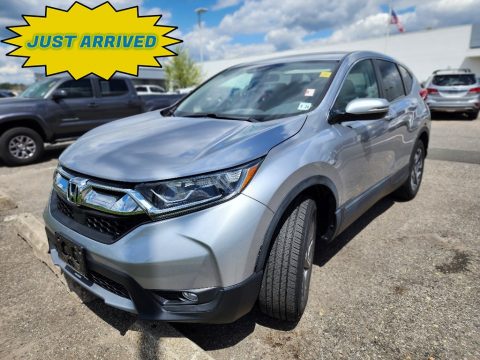 Lunar Silver Metallic Honda CR-V EX AWD.  Click to enlarge.