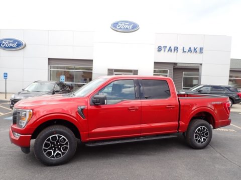 Hot Pepper Red Metallic Ford F150 XLT SuperCrew 4x4.  Click to enlarge.