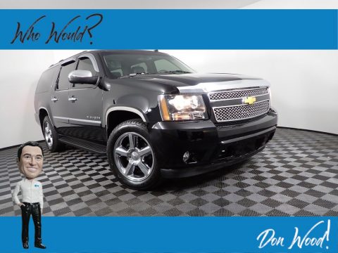 Black Chevrolet Suburban LTZ 4x4.  Click to enlarge.
