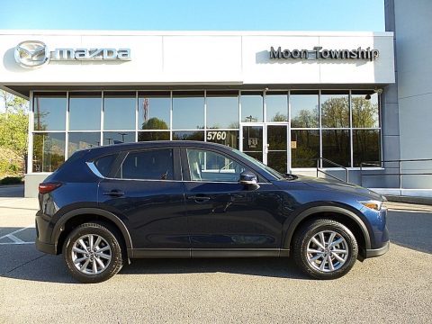 Deep Crystal Blue Mica Mazda CX-5 S Select AWD.  Click to enlarge.