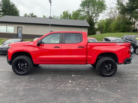 Red Hot Chevrolet Silverado 1500 Limited LT Trail Boss Crew Cab 4x4.  Click to enlarge.